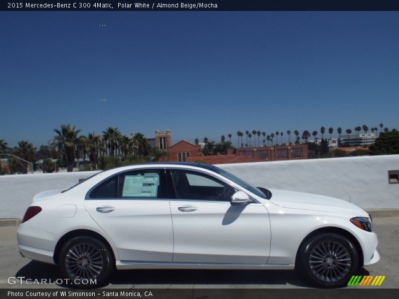 Polar White / Almond Beige/Mocha 2015 Mercedes-Benz C 300 4Matic