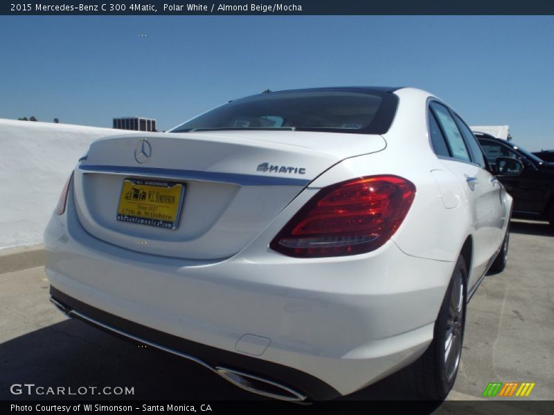 Polar White / Almond Beige/Mocha 2015 Mercedes-Benz C 300 4Matic