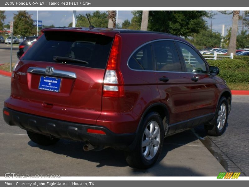 Tango Red Pearl / Gray 2008 Honda CR-V EX