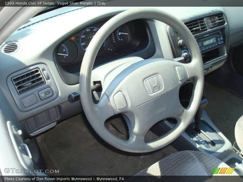 Vogue Silver Metallic / Gray 1999 Honda Civic VP Sedan