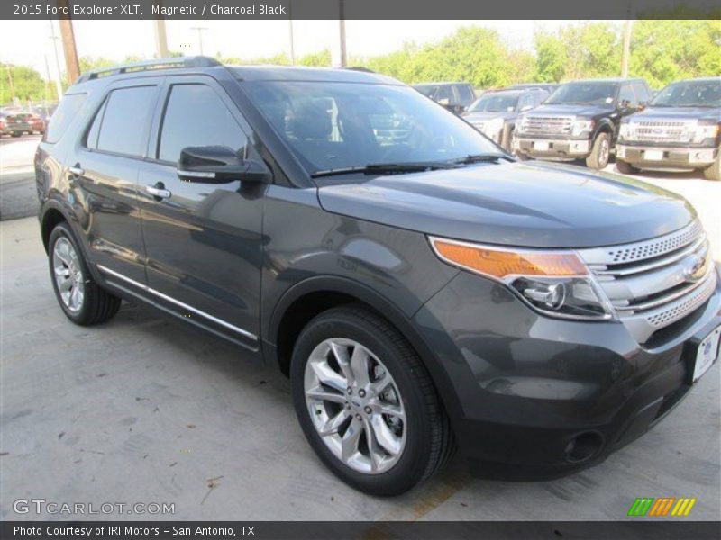 Magnetic / Charcoal Black 2015 Ford Explorer XLT