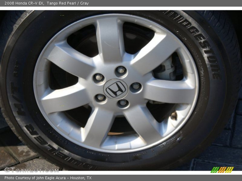 Tango Red Pearl / Gray 2008 Honda CR-V EX