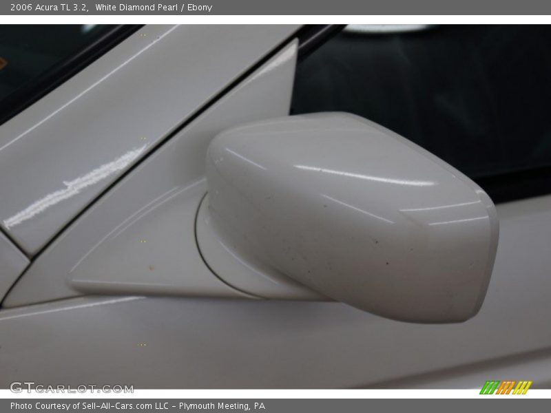 White Diamond Pearl / Ebony 2006 Acura TL 3.2