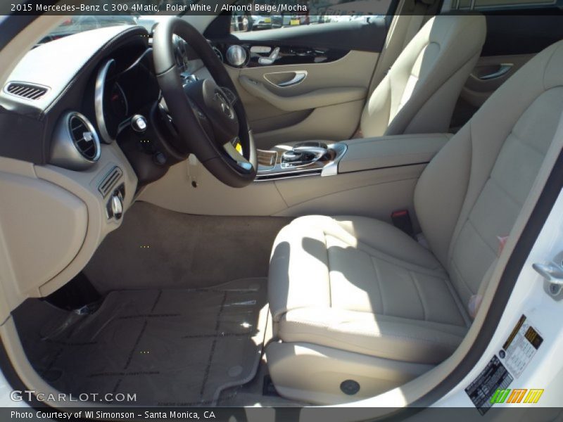 Polar White / Almond Beige/Mocha 2015 Mercedes-Benz C 300 4Matic