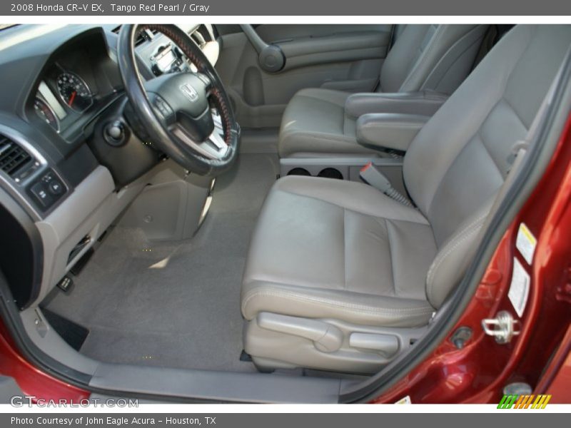 Tango Red Pearl / Gray 2008 Honda CR-V EX