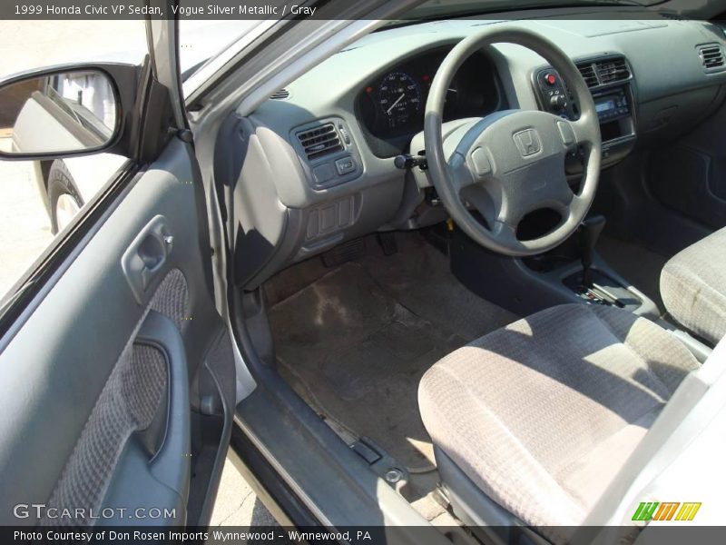 Vogue Silver Metallic / Gray 1999 Honda Civic VP Sedan