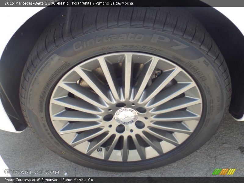 Polar White / Almond Beige/Mocha 2015 Mercedes-Benz C 300 4Matic