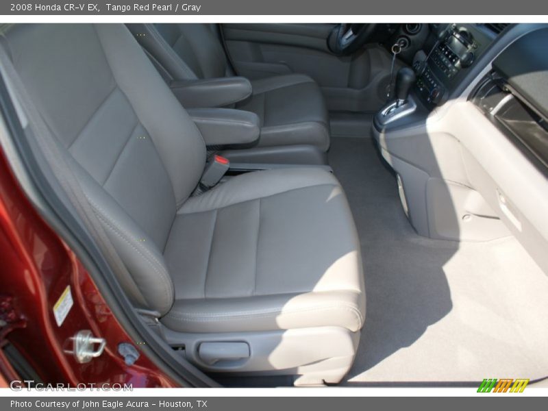 Tango Red Pearl / Gray 2008 Honda CR-V EX