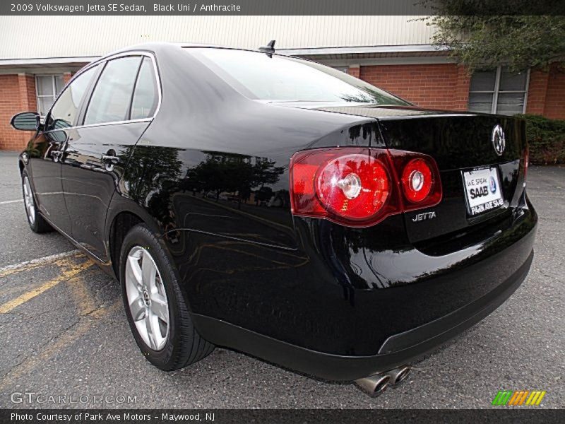 Black Uni / Anthracite 2009 Volkswagen Jetta SE Sedan
