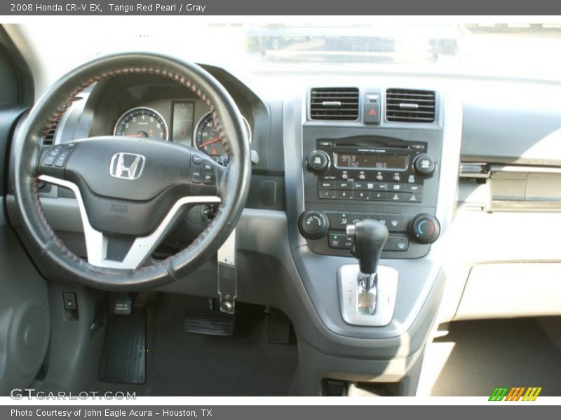 Tango Red Pearl / Gray 2008 Honda CR-V EX