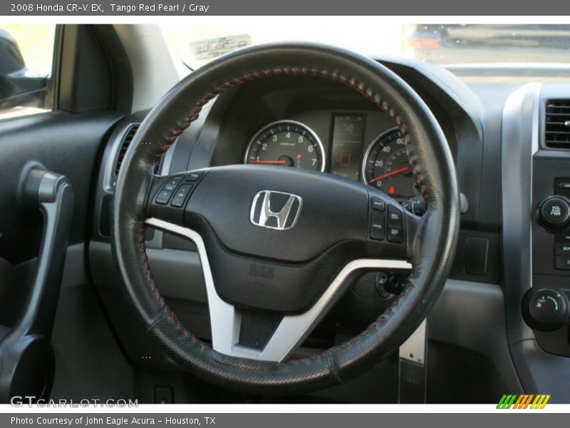 Tango Red Pearl / Gray 2008 Honda CR-V EX