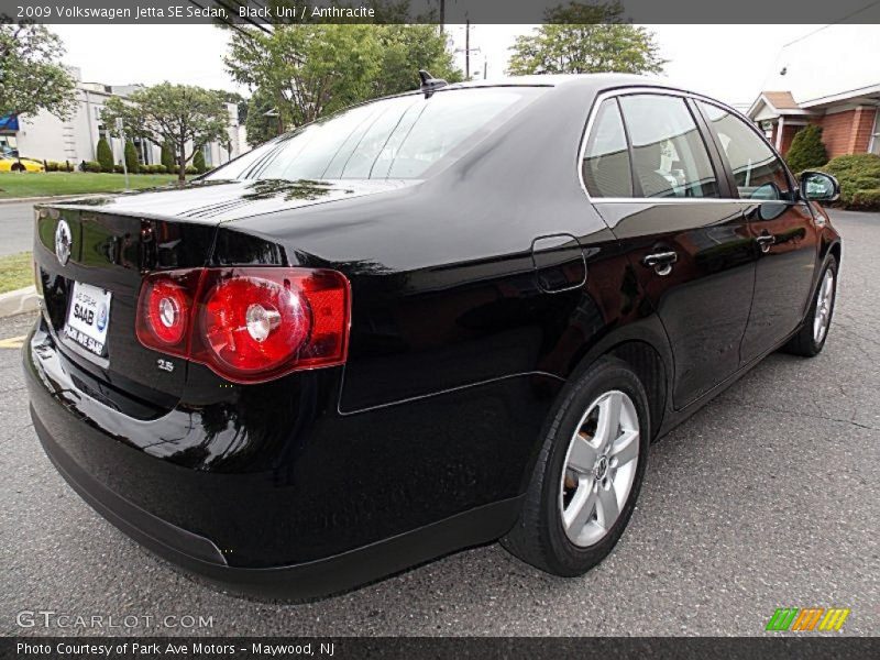 Black Uni / Anthracite 2009 Volkswagen Jetta SE Sedan