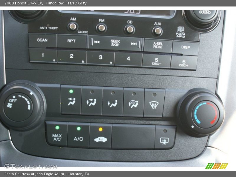 Tango Red Pearl / Gray 2008 Honda CR-V EX