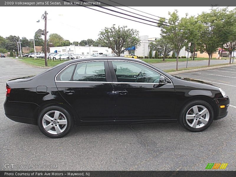 Black Uni / Anthracite 2009 Volkswagen Jetta SE Sedan