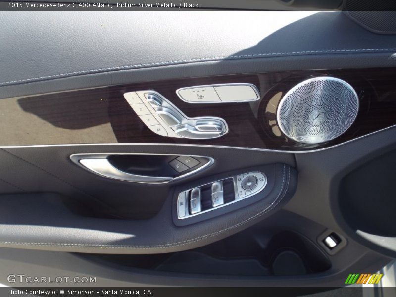 Iridium Silver Metallic / Black 2015 Mercedes-Benz C 400 4Matic