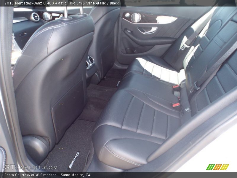 Iridium Silver Metallic / Black 2015 Mercedes-Benz C 400 4Matic