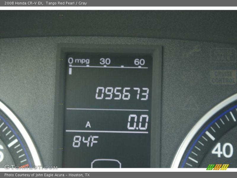 Tango Red Pearl / Gray 2008 Honda CR-V EX