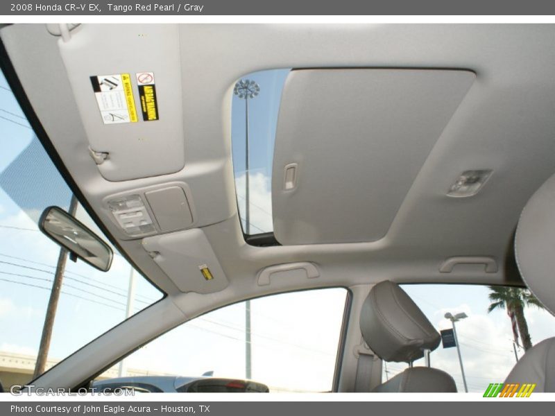 Tango Red Pearl / Gray 2008 Honda CR-V EX