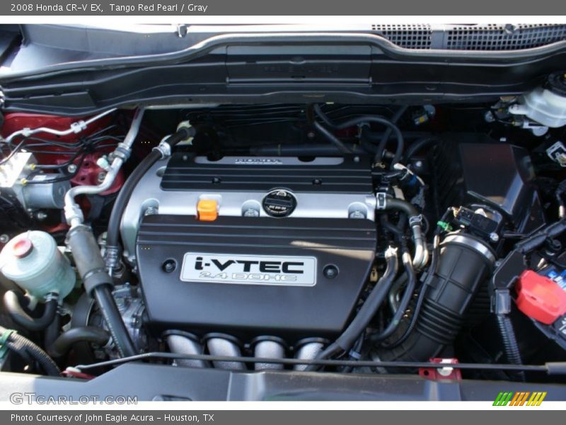Tango Red Pearl / Gray 2008 Honda CR-V EX