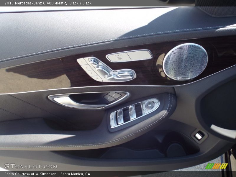 Black / Black 2015 Mercedes-Benz C 400 4Matic