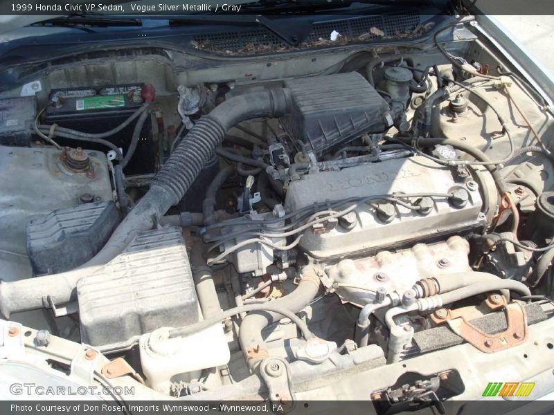 Vogue Silver Metallic / Gray 1999 Honda Civic VP Sedan