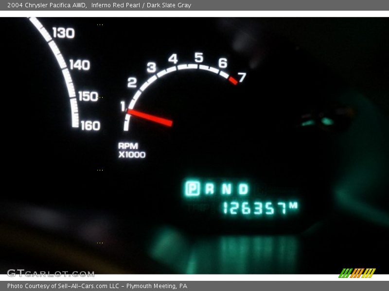 Inferno Red Pearl / Dark Slate Gray 2004 Chrysler Pacifica AWD
