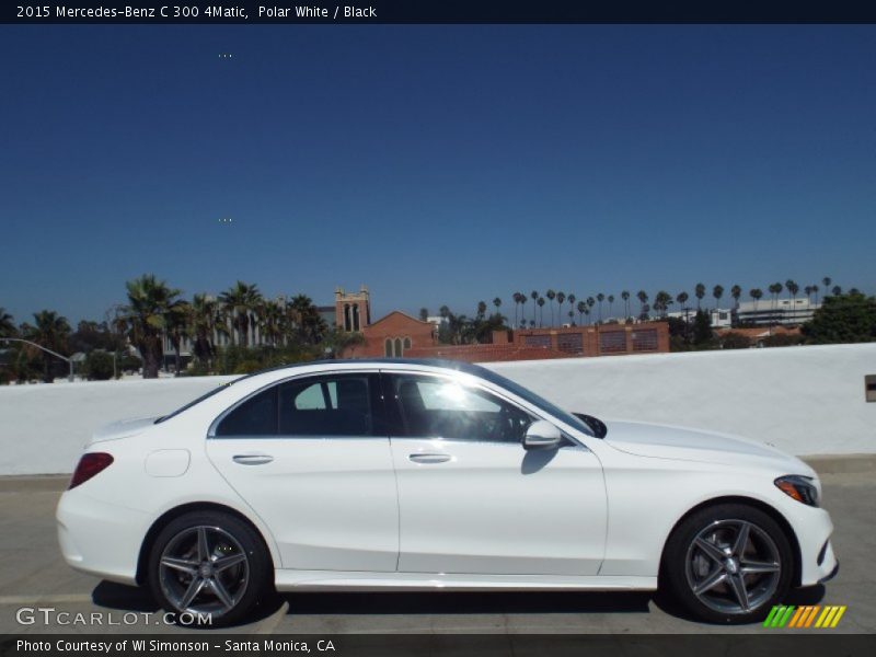 Polar White / Black 2015 Mercedes-Benz C 300 4Matic