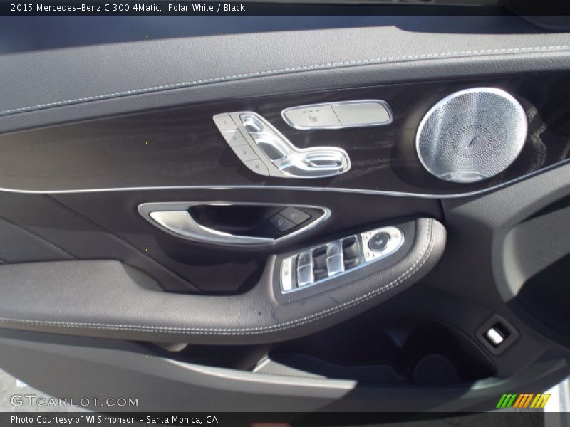 Polar White / Black 2015 Mercedes-Benz C 300 4Matic