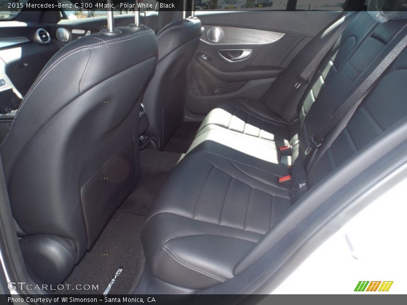Polar White / Black 2015 Mercedes-Benz C 300 4Matic
