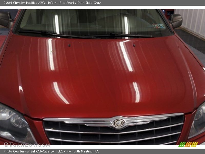 Inferno Red Pearl / Dark Slate Gray 2004 Chrysler Pacifica AWD