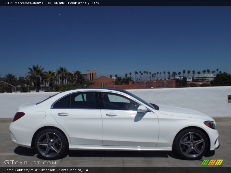 Polar White / Black 2015 Mercedes-Benz C 300 4Matic