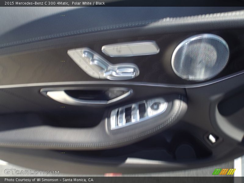 Polar White / Black 2015 Mercedes-Benz C 300 4Matic