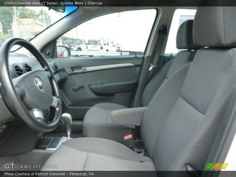 Summit White / Charcoal 2009 Chevrolet Aveo LT Sedan