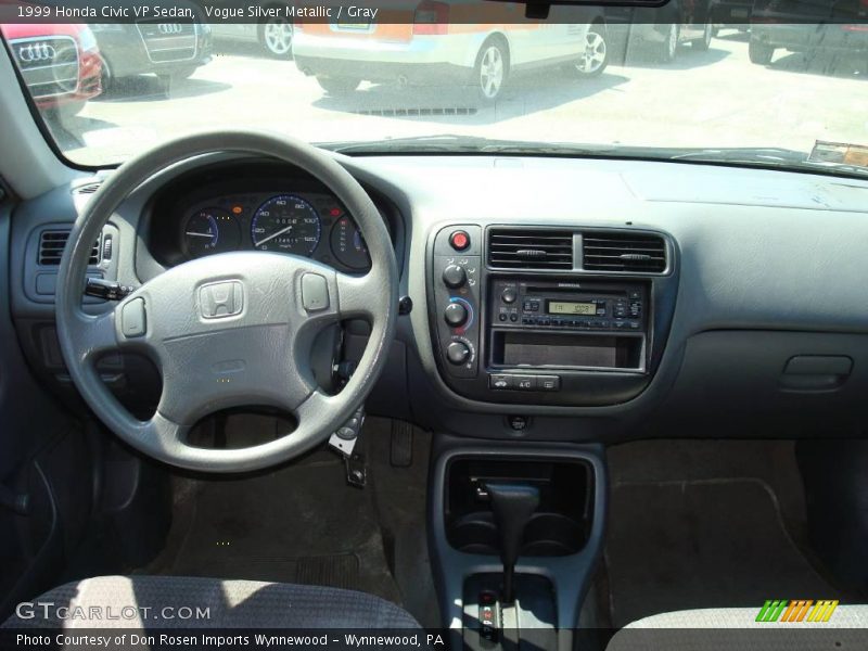 Vogue Silver Metallic / Gray 1999 Honda Civic VP Sedan