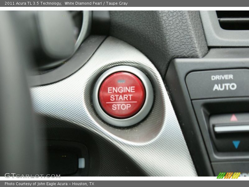 White Diamond Pearl / Taupe Gray 2011 Acura TL 3.5 Technology