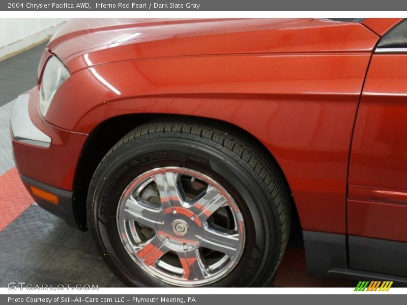 Inferno Red Pearl / Dark Slate Gray 2004 Chrysler Pacifica AWD