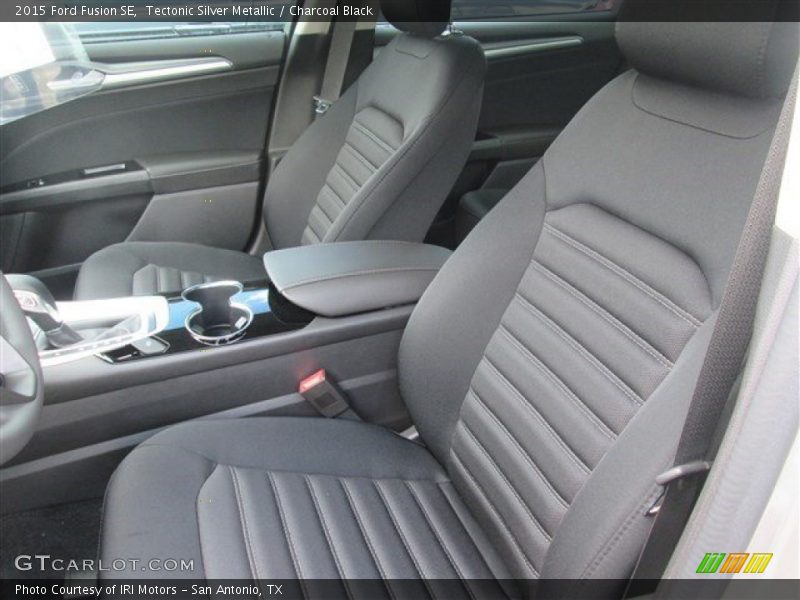 Tectonic Silver Metallic / Charcoal Black 2015 Ford Fusion SE