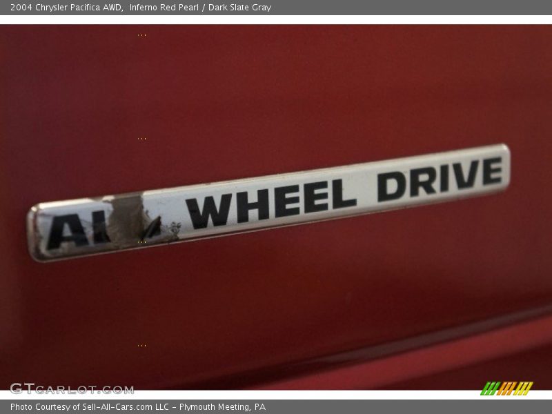 Inferno Red Pearl / Dark Slate Gray 2004 Chrysler Pacifica AWD