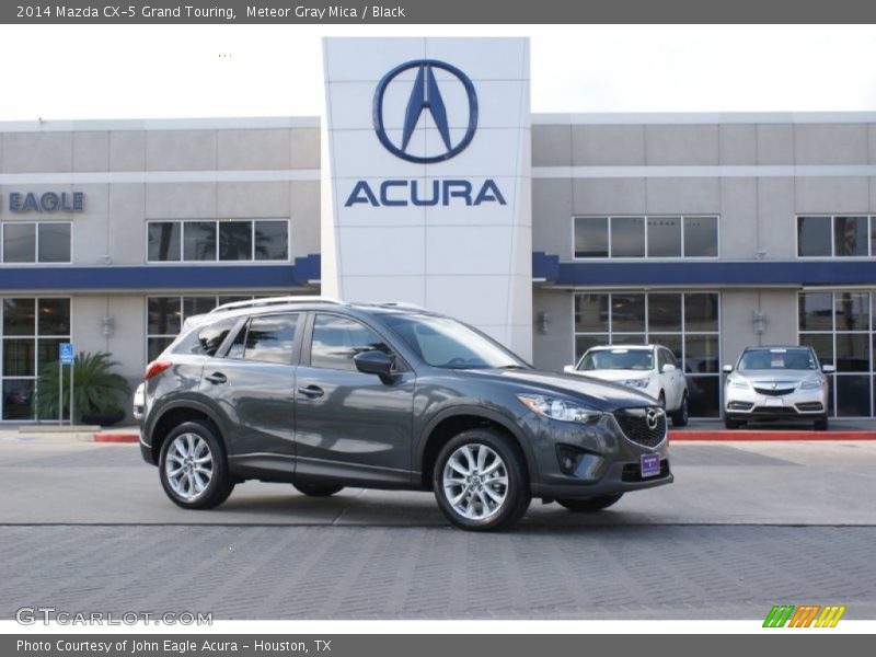 Meteor Gray Mica / Black 2014 Mazda CX-5 Grand Touring