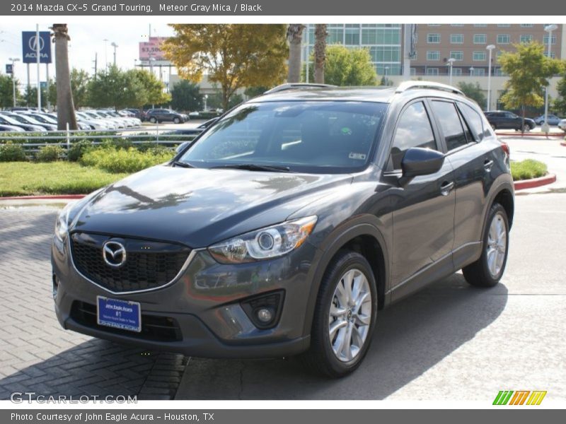 Meteor Gray Mica / Black 2014 Mazda CX-5 Grand Touring