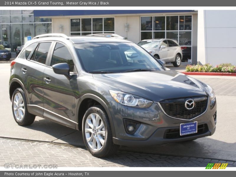 Meteor Gray Mica / Black 2014 Mazda CX-5 Grand Touring
