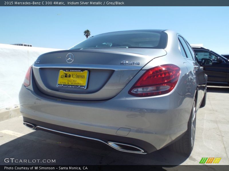 Iridium Silver Metallic / Grey/Black 2015 Mercedes-Benz C 300 4Matic