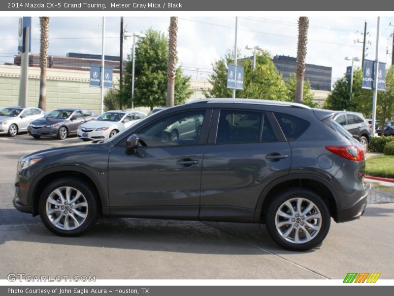 Meteor Gray Mica / Black 2014 Mazda CX-5 Grand Touring