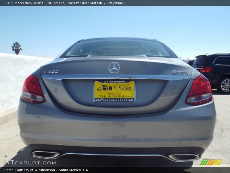 Iridium Silver Metallic / Grey/Black 2015 Mercedes-Benz C 300 4Matic
