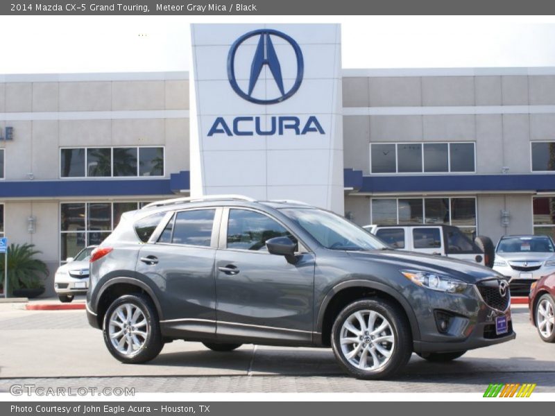 Meteor Gray Mica / Black 2014 Mazda CX-5 Grand Touring