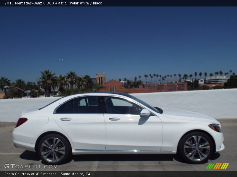 Polar White / Black 2015 Mercedes-Benz C 300 4Matic