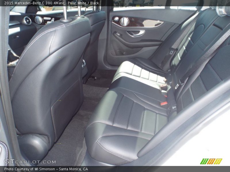 Polar White / Black 2015 Mercedes-Benz C 300 4Matic