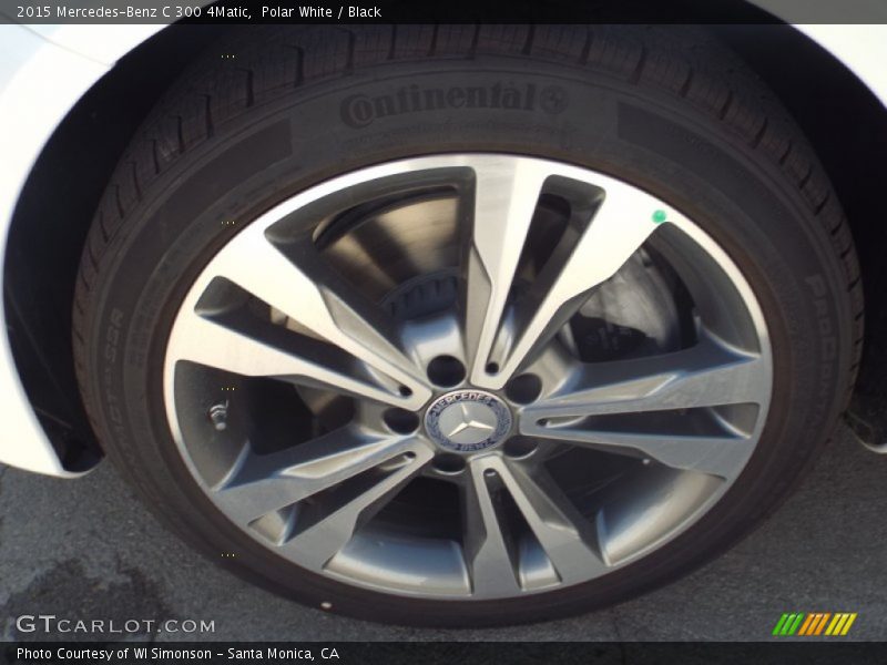 Polar White / Black 2015 Mercedes-Benz C 300 4Matic