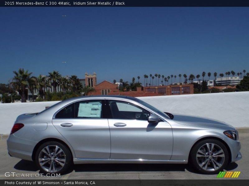 Iridium Silver Metallic / Black 2015 Mercedes-Benz C 300 4Matic