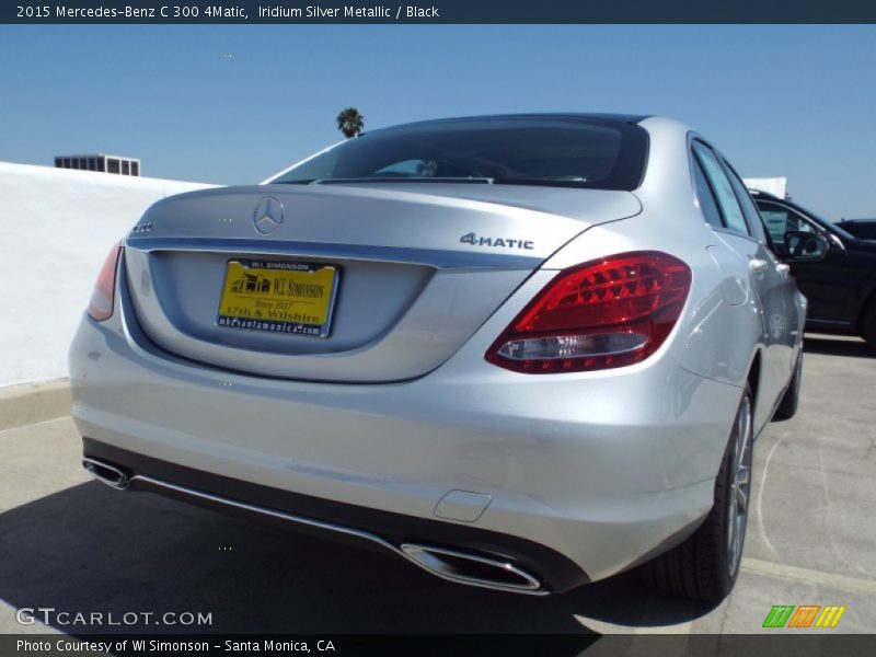 Iridium Silver Metallic / Black 2015 Mercedes-Benz C 300 4Matic